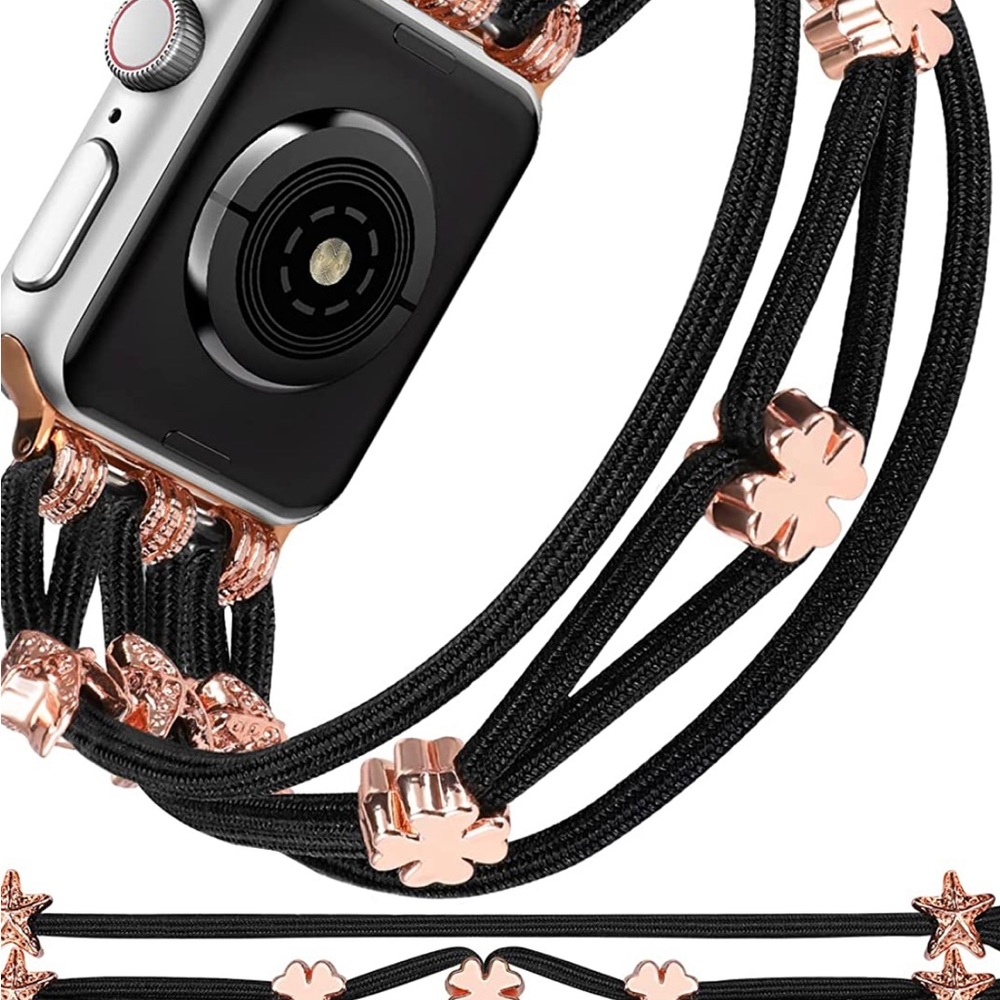 Apple Watch band new pink black